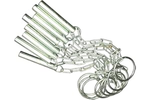 TOPTOWER Acrow Prop Pin and Chain Zinc Plated (Bag of 8 Pins)