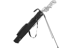IBVIVIC Bolsa de golf con soporte, 120 cm Bolsa Trepied Golf, Bolsa de golf ultraligera ideal para viajes de golf (Negro)