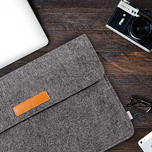 Inateck 15 4  MacBook Pro Retina Filz Sleeve H  lle Ultrabook Laptop Tasche Speziell f  r Apple MacBook Pro 15 Zoll 2012-2015 A1398 A1417  Entworfen D