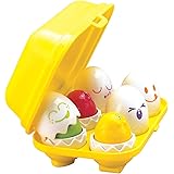 TOMY Toomies Hide and Squeak Eggs, Educational Shape Sorter Baby, Toddler & Kids Toy, Suitable For 6 Months & 1, 2 & 3 Year O
