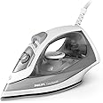 Philips Steam Iron Easyspeed, Steam Boost up to 100 gram, Ceramic Soleplate, Drip Stop, 4 Settings, 2000W, 220 ml Watertank, Integrated Waterspray, Grey (GC1751/89)