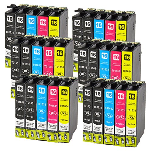 30 Druckerpatronen kompatibel für Epson T1631 T1632 T1633 T1634 16XL - 2