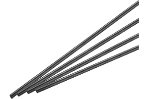 QUARKZMAN kolfiberstång, 3 mm x 150 mm kolstång för RC-flygplan gör-det-själv hantverk drakvingar rör quadcopter arm reparati