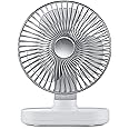 Vortex D77 Adjustable Angle Shaking Head Quiet Air Supply Large Battery Capacity 4000mAH 4 Speed Modes Strong Wind Press Switch Rechargeable Fan
