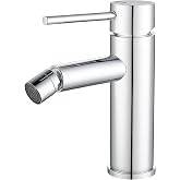 VALAZ Bidet Faucet Chrome Nansa Series | Washbasin Mixer Tap, Cold Opening, Hot and Cold Water Mixer, Water Saving | Easy and