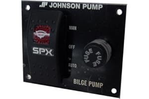 Johnson Pumps 82044 Bilge Pump 3-Way 12V Panel Switch