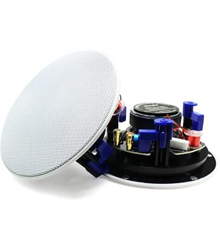 E-Audio Bluetooth Ceiling Speaker - White B402BL, 80W RMS For Whole Home Audio