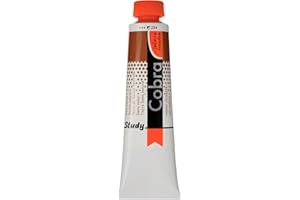 Cobra Royal Talens Artists' Water Mixable Oil Color, 40ml Tube, Raw Sienna (25052340)