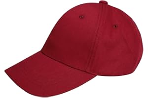 Qchomee Kinder Snapback Cap Kappe Baumwolle Baseball Cap Einfarbig Sonnenhut Outdoor Hut Verstellbare Baseballkappe Junge Mädchen Basecap Sport Unisex Baseball Mütze Kopfbedeckung Outdoor