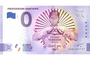 0 EURO SCHEIN Banconota da 0 Euro Italia 2022 · Grazie Professioni Sanitarie II · Souvenir Zero €
