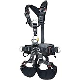 SOB Detachable Climbing Harness, Anti-fall and Safety Harness for Rock Climbing, Rappelling, Mountaineering