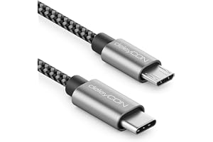 deleyCON 1,5m USB-C till Micro-USB Kabeladapter - Laddkabel & Datakabel - för Mobil Kamera Laddare Note