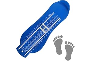 ZYPHONX Foot Measure for Children Uk, Kids Foot Measure Device Easy-to-Use UK Size Shoe Measure Tool, Child UK Sizes 0-13.5/Measuring length 5.5-23cm Durable (Blue)
