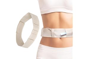 SGERUFZ 1 Pcs Peritoneale Dialyse-Gürtel, Bauchdialyse Gürtel, Atmungsaktiv, Verstellbar, Katheter Schutzgürtel, Katheter-Unterstützung, Abdominal Dialyse (M)