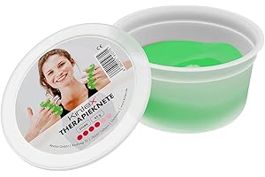 Kintex Plastilina terapeutica per Esercizi, 85 g, 6 Punti di Forza, Allenamento della Mano, spremitura della Mano,Stucco fisioterapico, Terapia della Mano
