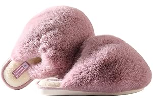 JOMIX Ciabatte Pelose Donna Invernali Pelliccia Sintetica Pantofole Calde