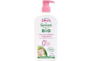 Love & Green - Latte da toilette idratante biologico 0% 500 ml - Made in France