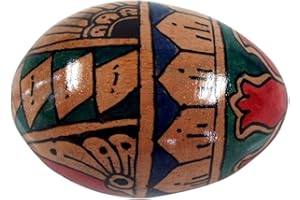 GURU SHOP Musikinstrument aus Holz, Musik Percussion Rhythmus Klang Instrument, Handgearbeitet, Rassel Ei - Handrassel 8, 8x5x5 cm