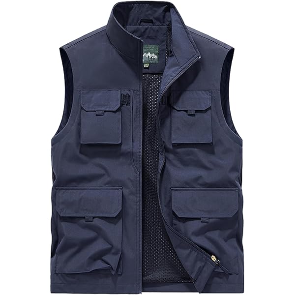 Multi Poches Gilet De Travail Sans Manche Homme Amazon Gilet De