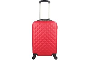 FUREIN Maleta de Viaje Cabina 30L para Equipaje de Mano Ligera y Rígida ABS de 4 Ruedas 50x30x20cm (M807012 Rojo)