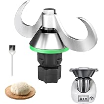Lama Per Impasto Bimby TM5 E TM6 - In Acciaio Inox, Perfetta Per Pane, Pizza E Dolci, Facile Da Pulire