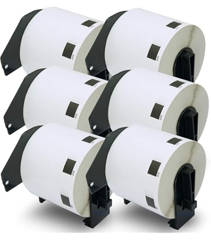 Brother Labels Blanco Impresora Tickets Brother Ql-700 Compatible Con Brother P-Touch QL-500 QL-550 QL-560 Cinta Continua Brother Dk 22205 Papel Continuo Shipping Label Printer