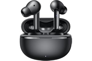 MOFEELING Wireless Earbuds, Bluetooth 5.3 Wireless Headphones with HiFi Stereo Deep Bass Ear Buds, Earphones with ENC Noise Cancelling Mic, 40H Playtime, Waterproof Touch Control True Wireless Earphones, USB-C