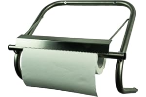VULCAN INOX Vulcaninox – Porta Rotolo Industriale da Parete in Acciaio Inox 304 Certificato – Dispenser Carta Professionale Sterilizzabile – Made in Italy No Ruggine No Batteri – Per Laboratori Cucine Cliniche