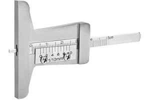 Oumefar 0-10 mm opona średnica bieżnika 0,1 mm dokładność bieżnika głębokość zacisk koła ze stali nierdzewnej miernik głębokości opony do samochodów ciężarowych motocykli