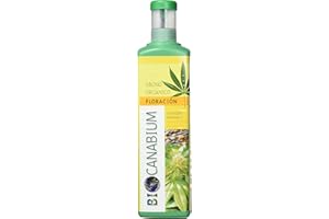 Flower - Bioflower Canabium Fertilizante Floración 1000 ml | Abono Orgánico | Con Algas Marinas y Aminoácidos Naturales | Aumenta Asimilación de Nutrientes, Único