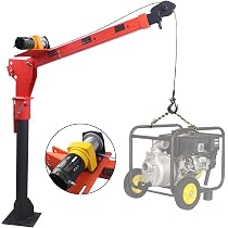 Gru Da Camion Con Verricello Elettrico 12V - Portata 1100 Libbre - SENDERPICK - Garanzia 3 Anni