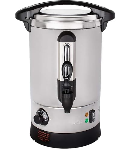 Caytime Glühweinkocher 12 Liter – Edelstahl Heißwasserspender Mit Zapfhahn, 1500W, Temperatur 30-100°C, TÜV & GS-geprüft – Für Glühwein, Tee & Kaffee Für Event Und Feiern Geeignet