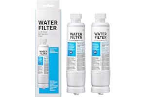 MICROFILTER Filtro per l'acqua del frigorifero sostitutivo, compatibile con Samsung DA29-00020B, DA97-08006A-1, HAF-CIN/EXP, 2 pacchetti
