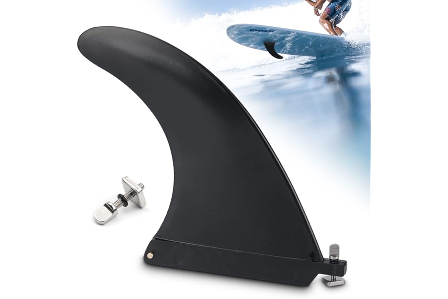 yuejuhe Removable SUP Fin, Universal Surfboard for Paddle Board Fins with Screws Replacement, Surf Accessories for Stand Up Paddles