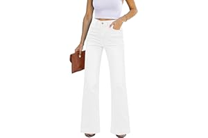 luvamia High Waisted Flare Jeans for Women Wide Leg Stretch Baggy Jeans