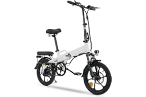 ‎FINBIKE Finbike Elektrofahrräder Klappbar,14/16 Zoll Elektrofahrrad 7.8Ah Akku,250W Kompakt E-Bike mit 3H Schnellladung,3 Fahrmodi,3 Geschwindigkeitsmodi,Reichweite MAX 45km,Falt-Pedelec für Erwachsene/Teens