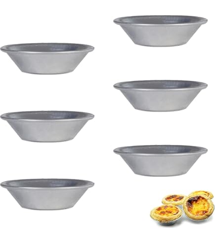 NATUCE 30 verpakkingen eiertaartvormen, mini aluminium cakevormpjes blikken pannen, antiaanbakvorm cupcake-cakevormen, puddingvormen, bakvormen voor koekjes, keukenbenodigdheden (zilver