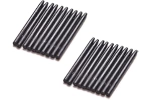 BAQI Puntas de Pluma estándar de Repuesto de 20 Piezas para Pluma de Dibujo Wacom Bamboo Intuos 3 y 4 CTE MTE CTL CTH