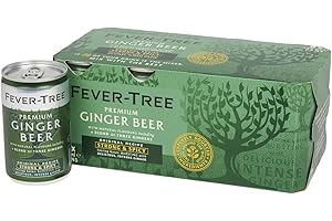 FEVER-TREE 3 Packs de 8 canettes de 150 ml -Premium Ginger Beer