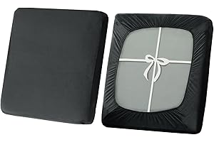 SYLC Sofa Sitzkissenbezug, Stretch Sitzkissenbezug rutschfest Mit Krawatten, Samt Überzüge Für Wohnwagen Polster Sitzbezüge Für Sofa(Dark Gray,1-Sitzer)