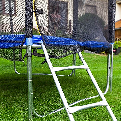 Gartentrampoline Trampoline Outdoor-Trampoline Fitness-Trampoline 370cm , inkl. Randabdeckung , Sicherheitsnetz und Leiter - 6