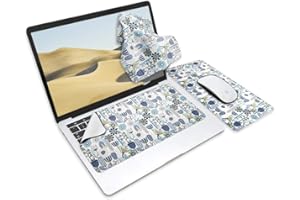 SenseAGE Microfasertuch Tastaturschutz mit attraktiv Bilder für 13 Zoll Laptop MacBook | 3 in 1 Mauspad, Bildschirmreiniger, Display-, Tastaturabdeckung | Notebook Schutztuch, Garten