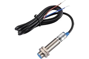 Heschen M12 - Interruttore a sensore di prossimità induttivo tipo LJ12A3-2-Z/EX rivelatore 2 mm 10-30 VDC 200 mA normalmente aperto (NO) 2 fili