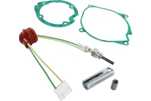 MFEESYOB Glow Plug Diesel Auxiliary Heater Ceramic, 5 Kw 12 V Auxiliary Heater Replacement Parts Air Diesel Seal Ceramic Pin Glow Plug Kit for Car Truck Boat Parking Heater Auxiliary Heater