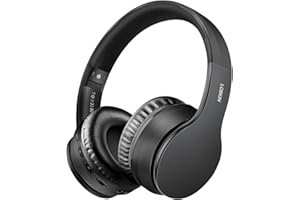 LOBKIN Cuffie Wireless, Bluetooth 5.3 Cuffie Senza Fili con Microfono, TF, AUX IN,Radio FM, Chiamata a Mani libere, Cuffie Over Ear Pieghevole per TV/PC/Musica