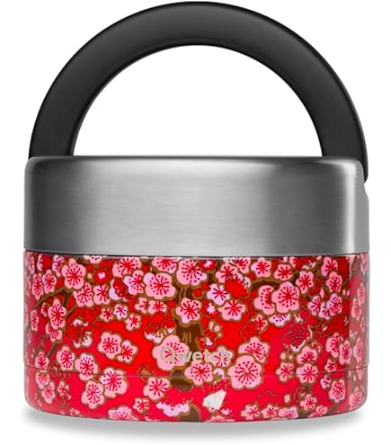 Roestvrijstalen Voedselcontainer QWETCH - Hanami Lunchbox, Geïsoleerd, Blauw, 600 Ml, Roestvrij Lunch Box