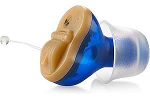 MEDCA Amplificateur auditif numérique haut de gamme - Mini amplificateur de son intra-auriculaire invisible dans le canal (CIC), presque invisible, suppression du bruit, amplificateur auditif personnel