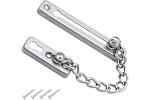 XINGSHENGTRADING Catena di sicurezza per porta, in acciaio inox, catena di protezione per porta, serratura di sicurezza per casa, hotel, porte interne e finestre