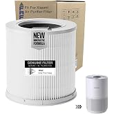 Faf Fresh Air Filter /_Xiaomi Smart Purifier 4 Kompakt Filtre ile Uyumlu 360 True Cam Hepa Yeni Formull&uuml; Filtre &Oslash;174xH174MM X