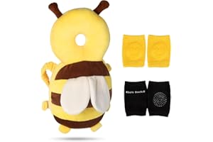 VBNZBK Protector de Cabeza para Bebés, Almohadilla Protectora Ajustable Contra Impactos, Suave y Transpirable, Adecuada para Bebés que Gatean de 4 y 36 Meses